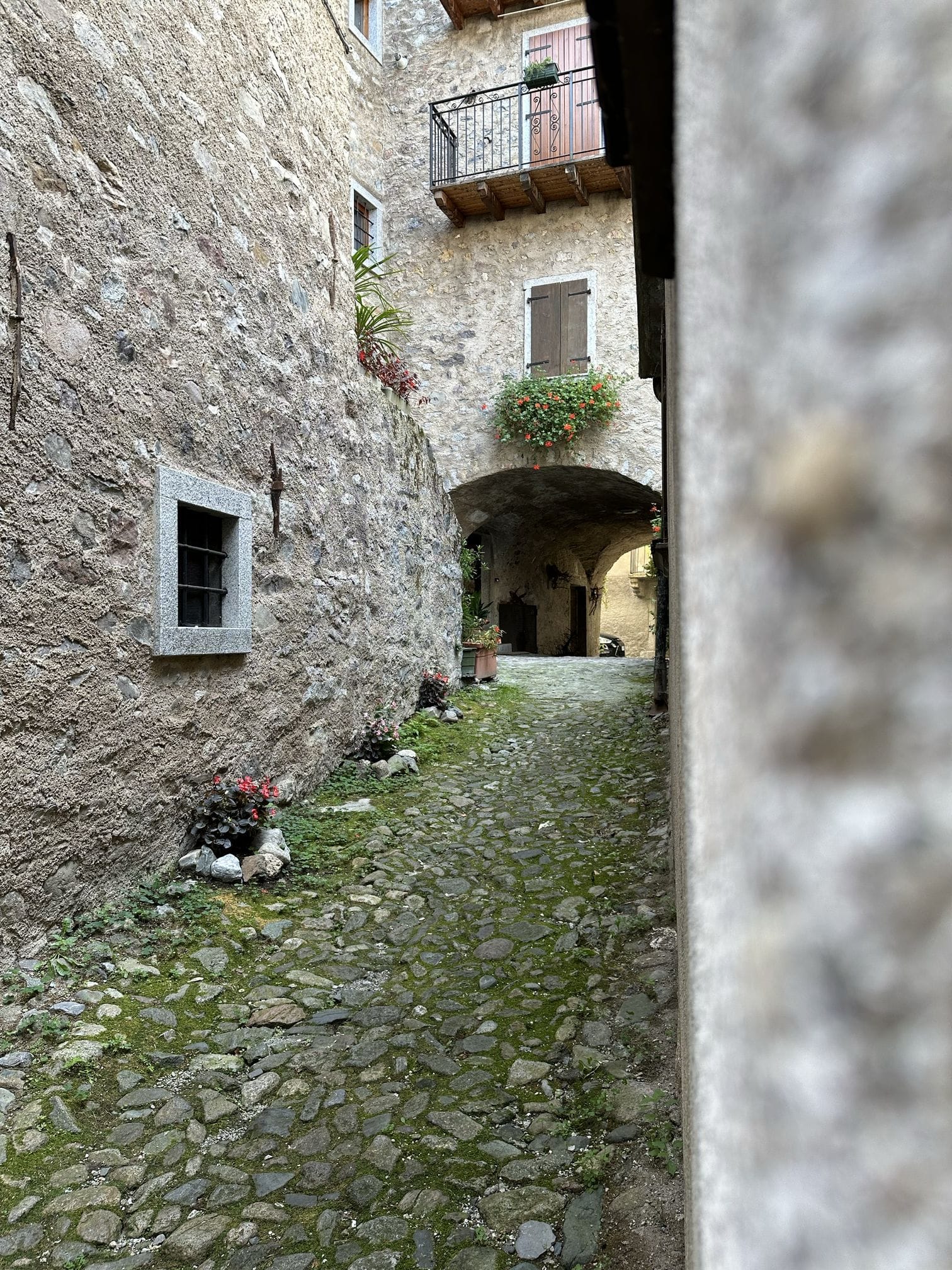 Uno scorcio del paese di Bagolino